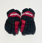 15" Bauer 2S Pro Gloves - Hurricanes Alternates - Skjei Game Used