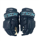 14” CCM HG12PP NHL Pro Stock Gloves - San Jose Sharks