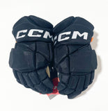14” CCM HGPJSPP NHL Pro Stock Gloves - Calgary Flames (Black)