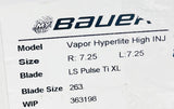 New Bauer Vapor Hyperlite Skates - Size R=7.25/ L=7.25 FIT2