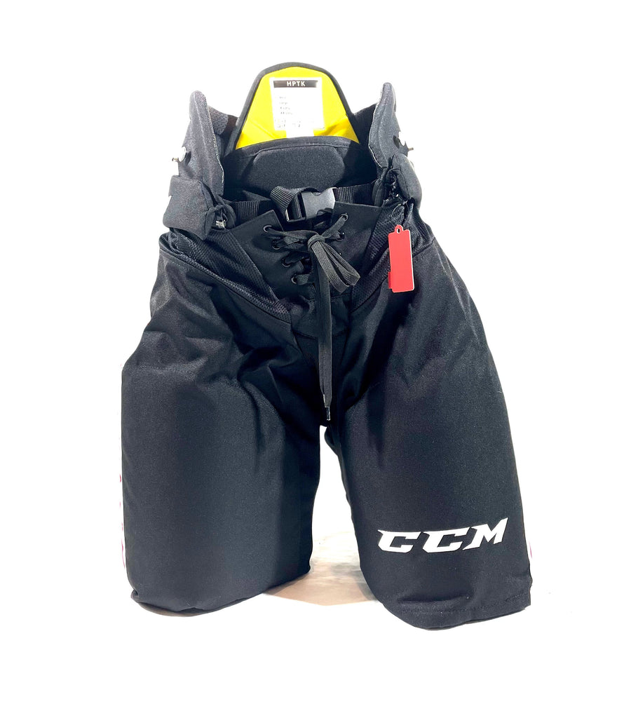 CCM HP70 Custom Pro Stock Hockey Pants Black Medium Boston Bruins NHL New
