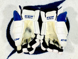 TB Lightning 2022 Stadium Series Game Used CCM HGTKPP Gloves - 14”